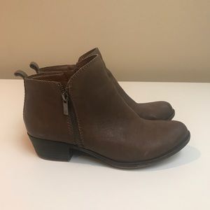 Women's Lucky Brand Brown Basel Boots 8/38